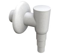 Sifone a valvola Bonomini per lavatrice e lavastoviglie bianco 3530GZ32B0