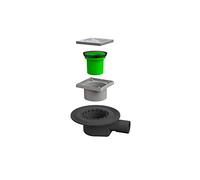 Minipiletta Per Pozzetto Sifone 10x10 cm Modello Go-Go Diametro 40-50 - Bonomini