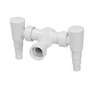 SIFONE CON DOPPIO ATTACCO SCARICO PER LAVATRICE Diam. 25/22/19 BONOM