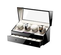 BONOOL Carica Orologi Automatico 100% Fatto a Mano, con Scatola Porta Orologi, Scatola per Orologi in Legno con Motore Silenzioso