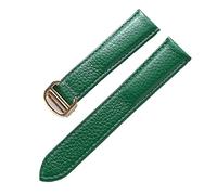 BONOOL Cinturino per orologio per Cartier TANk SOLO Uomo Lady Chiusura deployante Cinturino per orologio Cinturino per orologio morbido in vera pelle 20mm 22mm 23mm