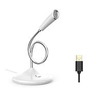 BONOOL Microfono 360 ° Regola liberamente Studio vocale Mini microfono Gioco Chat Registrazione Microfono USB PC desktop Laptop (Colore : OneColor)