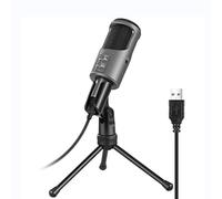 BONOOL Microfono a condensatore cardioide Microfono USB da gioco per computer PC Registrazione microfono per streaming live