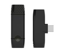 BONOOL Microfono da bavero portatile per registrazione audio e video, adatto per microfono per interviste telefoniche