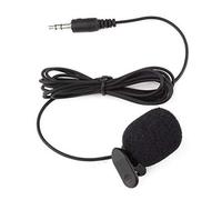 BONOOL Microfono di registrazione per microfono lavalier mini clip-on da 3,5 mm per telefono cellulare Amplificatore per microfono per microfono portatile