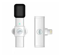 BONOOL Microfono Lavalier Mini microfono portatile per registrazione audio video per microfono telefonico in streaming live (Colore: OneColor, Dimensioni: per iOS)