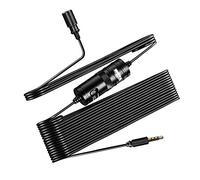 BONOOL Microfono per pratico microfono lavalier direzionale, progettato per smartphone, videocamere, registratori audio, PC, ecc., è perfetto per l'uso video