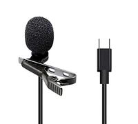 BONOOL Mini microfono microfono lavalier omnidirezionale con interfaccia di tipo C in metallo adatto per computer portatile e telefono cellulare