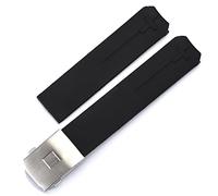 BONOOL Per Tissot T-TOUCH T013 T047 20mm cinturino in gomma siliconica morbida cinturino nero arancione sportivo cinturino impermeabile T091 T013420A
