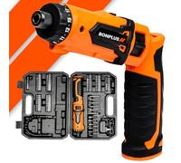 Bonplus BP | Avvitatore elettrico a batteria | 82 Accessori | Cacciavite elettrico | Valigetta di trasporto | Potenza 8V | Luce LED | Batteria 1500 mAh