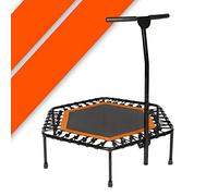 Bonplus BP | Trampolino Elastico Fitness | Trampolino pieghevole | Altezza regolabile | 95 cm di diametro | Maniglia regolabile a 5 livelli | Attitudine fisica | Tappettino Elastico | Fitness