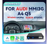 BONROAD Adattatore di interfaccia wireless CarPlay Android Auto per Audi A4 B8 A5 Q5 2009-2015 con AirPlay Mirror Link Bluetooth