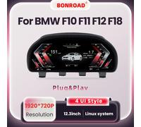 BONROAD Pannello strumenti LCD digitale originale per BMW Serie 5 2025 F10 F11 F12 F15 F16 F18 F25 F26 Cluster Cockpit tachimetro Without HUD