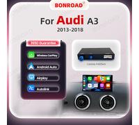 BONROAD Wireless CarPlay adattatore automatico Android per Audi A3 8v 2013-2018 Mirror Link AirPlay navigazione GPS Bluetooth 8.3 Inch CLU