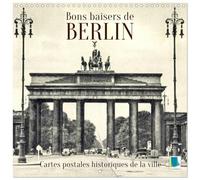 Bons baisers de Berlin: Cartes postales historiques de la ville (Calendrier mural carré 2026 30 x 60 cm (ouvert)) Calendrier double avec une page pour vos prises de notes