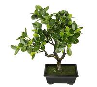 Bonsai - Albero artificiale in ciotola, per bonsai artificiale, pianta artificiale giapponese, pianta verde, albero decorativo come vero, grande decorazione per piante, ciotola per bonsai, alberi