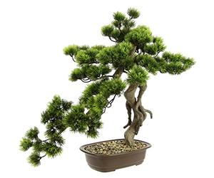 Bonsai - Albero artificiale in ciotola, per bonsai artificiale, pianta artificiale giapponese, pianta verde, albero decorativo come vero, grande decorazione per piante, ciotola per bonsai, alberi
