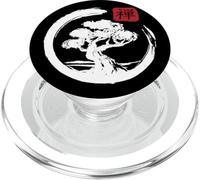 Bonsai Albero Giappone Enso Zen Circle Kanji Bonsai Pianta PopSockets PopGrip per MagSafe