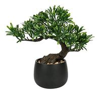 Bonsai artificiale di ginepro, pianta artificiale per interni, decorazione con vaso in ceramica per casa, tavolo, ufficio, scrivania, bagno, mensola, camera da letto, soggiorno, casa colonica