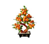 Bonsai artificiali, SimulationTree Pianta in vaso, verde artificiale dell'albero intagliato in giada for l'home office