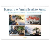 Bonsai, die formvollendete Kunst (Wandkalender 2026 DIN A3 quer), CALVENDO Monatskalender: Entdecken Sie die zeitlose Schönheit und Lebenskunst der Bonsai in Haus und Natur