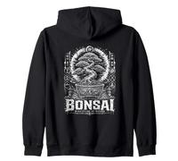 Bonsai Disciplina della Natura E Zen Samurai Albero Felpa con Cappuccio