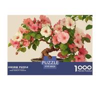 Bonsai Flower Tree Durable Material Easy to Assemble Pieces, Relaxing, Unwinding And Enjoying Quiet Moments 38x26cm/1000pcs