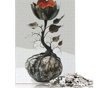 Bonsai Flowers Jigsaw Puzzle Impossible 1000Pcs Decorazione Per La Casa. Giochi Rilassamento E Intelligence Per Adulti E Bambini Da 12 Anni 1000pcs (75x50cm)