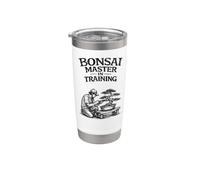 Bonsai Master Divertente camicia Zen da giardinaggio Bicchiere termico in acciaio inox doppia parete