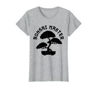 Bonsai Master Giappone Regalo Maglietta, Donna, Grigio Melange, M