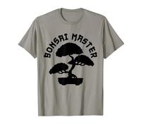 Bonsai Master Giappone Regalo Maglietta, Uomo, Ardesia, L