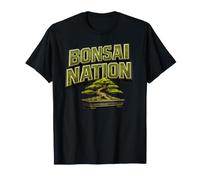 Bonsai Nation Divertente Camicia Zen da Giardinaggio Maglietta