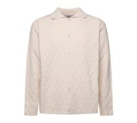 Bonsai - Rombi Knit Shirt - - Shirts - Uomo - Beige - L