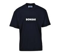 Bonsai - T-shirt in cotone con design unico - - Tops - Uomo - Nero - L