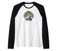 Bonsai Therapy Zen Hobby Gardener Bonsai Tree Lover Maglia con Maniche Raglan