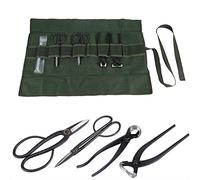 Bonsai Tool Kit Army Green Garden Bonsai Pacchetto di immagazzinaggio Roll Bag Giardino Frutteto Forbici Pinze Alberi da frutto Branches Utensili da taglio Borsa di stoccaggio Tool Set Custodia