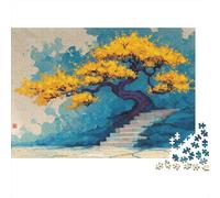 Bonsai Tree Art Jigsaw Puzzle 1000 Pezzi Per Adulti, Gioco Diabilità Impossibile Puzzle Arte Gioco Intellettivo Familiare Idea Regalo Uomo E Donna 70x50cm/1000pcs