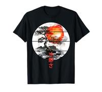 Bonsai Tree Calmness Japanese Landscape Aesthetic Buddhist Maglietta