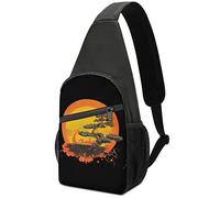 Bonsai Tree Crossbody Zaino Borsa a tracolla Borsa a tracolla leggera da viaggio Zaino da escursionismo
