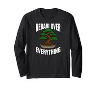Bonsai Tree Nebari Over Everything Japanese Gardening Art Maglia a Manica