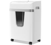 Bonsaii Distruggi Documenti 12 Fogli, Taglio a Croce P-4, Trita CD/Carta/Carta di Credito/Punti Metallici, Cestino 20L, 15 Minuti di Funzionamento Continuo, per Ufficio e Casa, C282-A