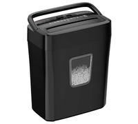 Bonsaii Distruggidocumenti P4, Tritacarta Taglio a Frammenti 8Fogli, C261-C | 5x14mm, per Casa e Ufficio, 16L, Funzione Avvio/Arresto, Protezione da Surriscaldamento