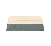 Bonsais - Borsa porta attrezzi in tela con 10 scomparti, facile da organizzare, portatile, per il trasporto, giardinaggio, colore: bianco