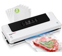 Bonsenkitchen Macchina Sottovuoto per Alimenti 4 in 1 Macchina Sottovuoto per La