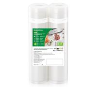 Bonsenkitchen Sacchetti Sottovuoto 2 rotoli 28x600 cm Sacchi commerciali per