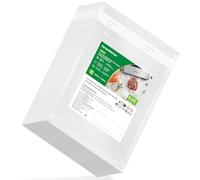 Bonsenkitchen Sacchetti Sottovuoto Per Alimenti 100 Buste 20x30 cm | Per Macchine Sottovuoto - Sacchetti Goffrati Per La Conservazione Degli Alimenti E La Cottura, Senza BPA, VB3205