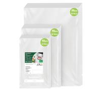 Bonsenkitchen Sacchetti Sottovuoto per Alimenti 150 Buste 15x25cm (50) 20x30cm