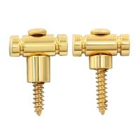 Bonsicoky 2 fermi per corde per chitarra - Fermacorda per chitarra - Alberi di ricambio per corde per chitarre elettriche - oro