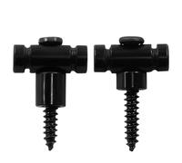 Bonsicoky 2 fermi per corde per chitarra - fermi per alberi per corde - pezzi di ricambio per chitarre elettriche - nero