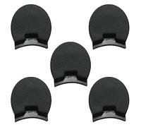 Bonsicoky 5 cuscinetti in silicone per clarinetto e oboe, protezione per pollice per la maggior parte dei clarinetti, colore nero